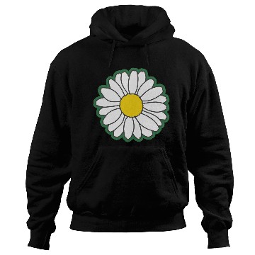 Discover green daisy flower Hoodies