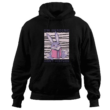 Discover Studying Rabbit Lover Reading Books Student Hoodies