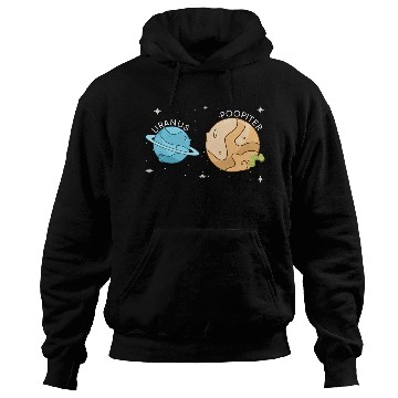 Discover Uranus Poopiter Funny Uranus Planet Space Lover Hoodies