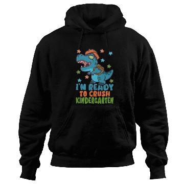 Discover Kindergarten Education Kids Dinosaur Lover T Rex Hoodies