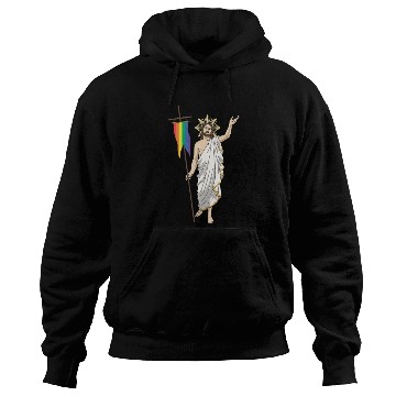 Discover LGBT Jesus Equal Rainbow Christian Hoodies