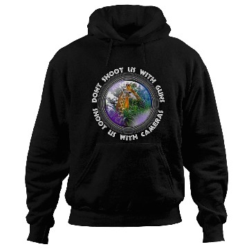 Discover Dont Shoot Us Wildlife Conservation Giraffe Aloe Hoodies