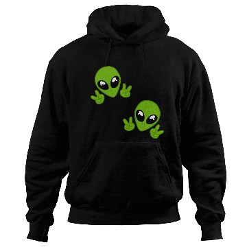 Discover cute aliens chibi Hoodies