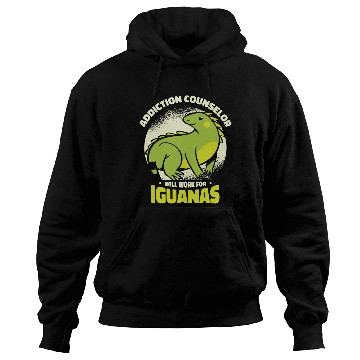 Discover Iguana Lizard Addiction Reptile Iguana Lover Hoodies