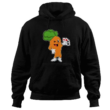 Discover Carrot At Poker With Poker Cards Hoodies