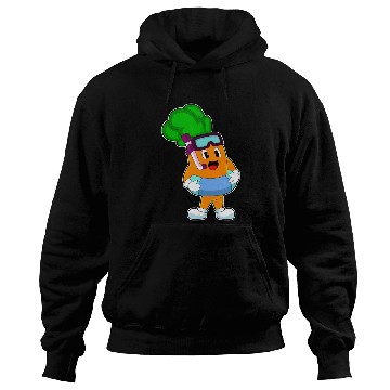 Discover Carrot Swimming Lifebuoy Hoodies