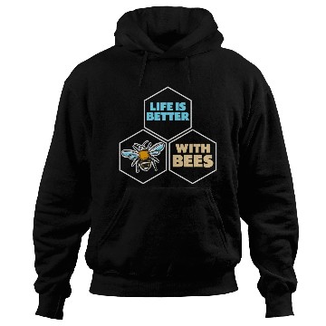 Discover Beekeeper Bees Insects Flowers Bee Lover Plants Hoodies