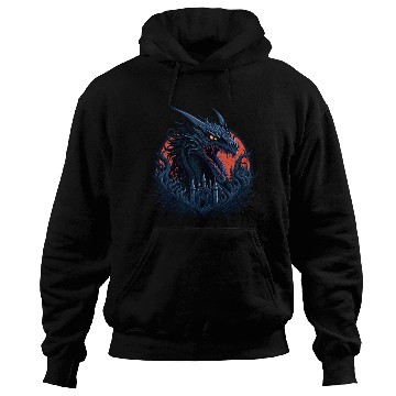 Discover The dragon behind the castle Hoodies