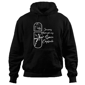 Discover Space Capsule Science Fan Galaxy Astronaut Hoodies