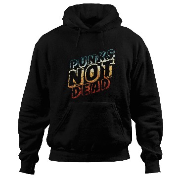 Discover punks not dead - retro punk rock Hoodies