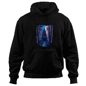 Discover Japanese Temple in a Bamboo Forest Hoodies