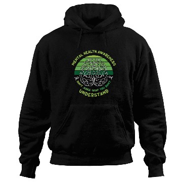 Discover May Green Mental Health Awareness Month Brain Hoodies