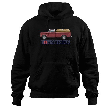 Discover farm truck Royal Maroon Hoodies