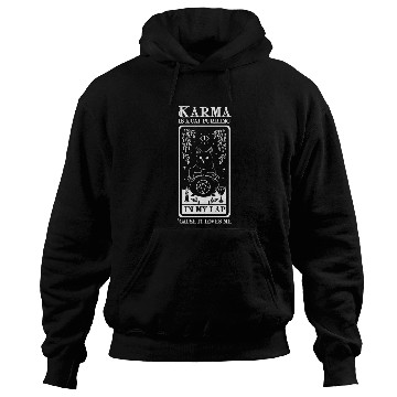 Discover Karma is a Cat Purring in My Lap Witchcraft Tarot Hoodies