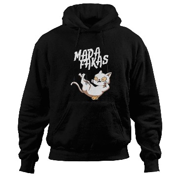 Discover Clumsy Cat I Madafakas I White Cat Hoodies