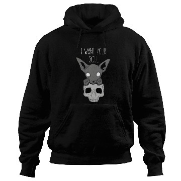 Discover Death Cat Skull Hoodies