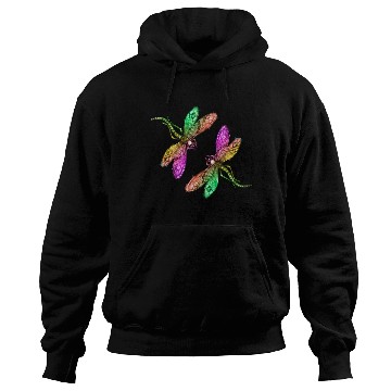 Discover Spring, colorful insects playing. Hoodies