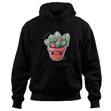 Discover Cute cartoon potted plant Hoodies
