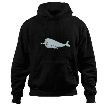 Discover Procrastinating Narwhal Lover Aquatic Animals Hoodies