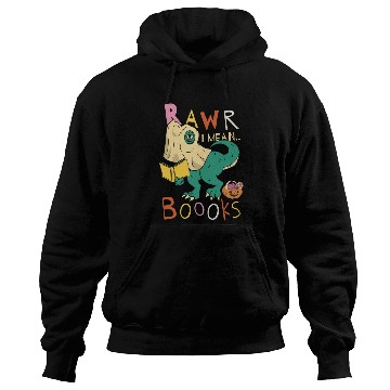 Discover Reading Teacher Halloween T Rex Ghost Book Hoodies