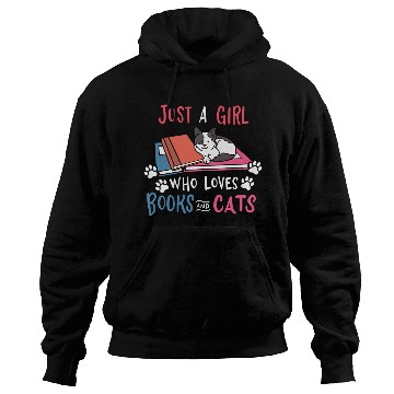 Discover Book Cat Books And Cats Hoodies