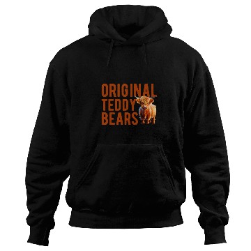 Discover Original Teddy Bears Highland Cow Scottish Cattle Hoodies