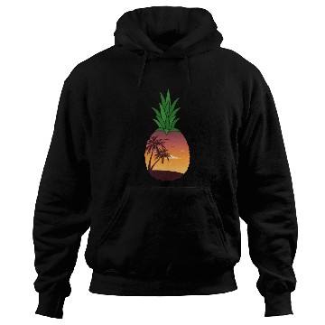 Discover Pineapple Beach Sunset - Tropical Summer Hoodies