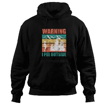 Discover Wanderlust funny I love peeing outside Hoodies