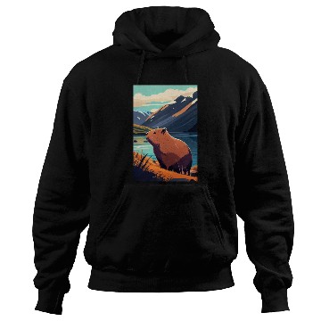 Discover Capybara Nature Capibara Hoodies