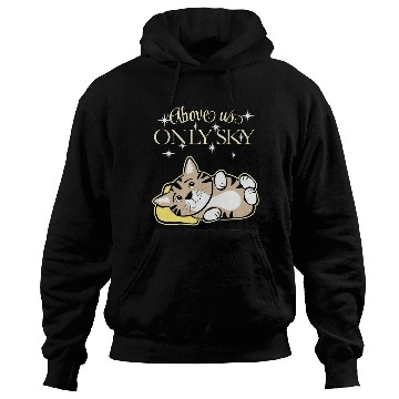 Discover Above Only Sky Cat Night Hoodies