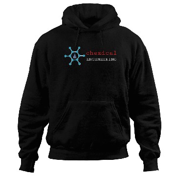 Discover chemical engineering text, chemistry logo Hoodies