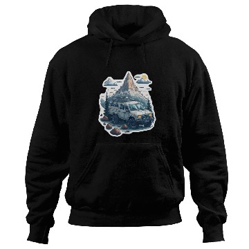 Discover Travel adventure veichle Hoodies