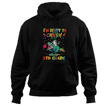 Discover I m Ready To Crush 5th grade T Rex Unicorn Hoodies