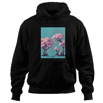 Discover Cherry Blossom tress with falling flowers Hoodies