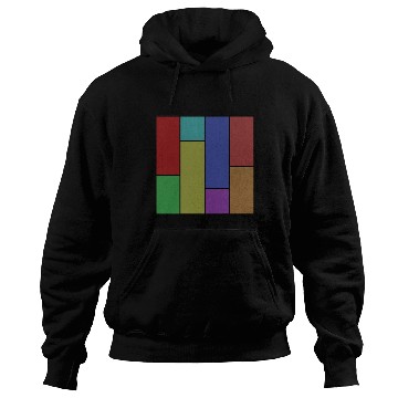 Discover Abstract modern art color combination in geometry Hoodies