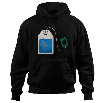 Discover Funny seal swimming in a tea bag Hoodies
