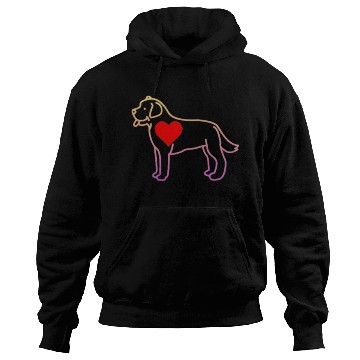 Discover Labrador big heart Hoodies