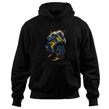 Discover Illustration sport motorcycle Hoodies