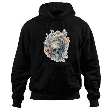 Discover Botanical Skull Design Hoodies