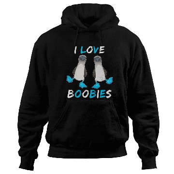 Discover I Love Boobies Funny Booby Bird Hoodies