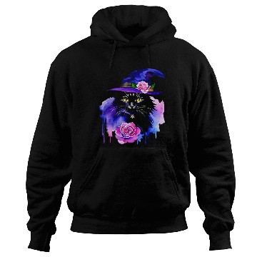 Discover Watercolor Cat Halloween Sublimation Hoodies