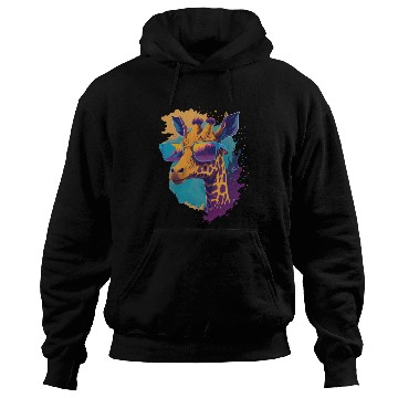 Discover Giraffe Wearing Sunglass Hoodies
