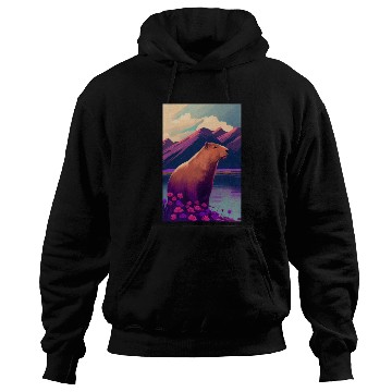 Discover Capybara Nature Capibara Hoodies