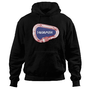 Discover Squamish Rock Climbing Carabiner Hoodies