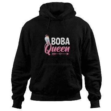 Discover Boba Queen Bubble Tea Lover Boba Tea Drinker Hoodies