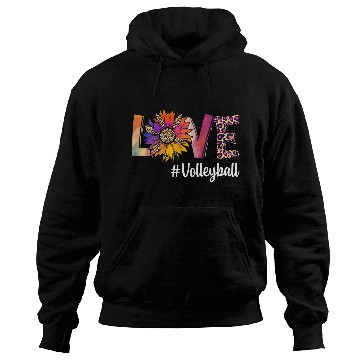 Discover Love Volleyball Hoodies