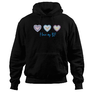 Discover I Love My Bf Modern Boho Style Hoodies
