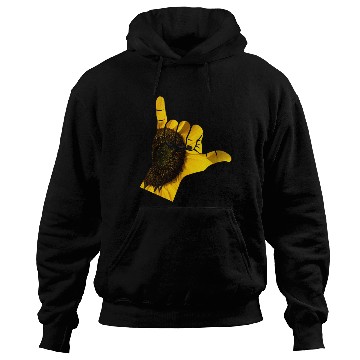 Discover Shaka Hand On Yellow Sunflower Plant Hoodies