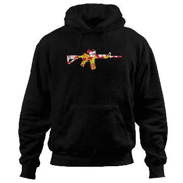 Discover Tropical Gun Lover Firearm Beach Hoodies