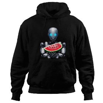 Discover Watermelon for the robot Hoodies